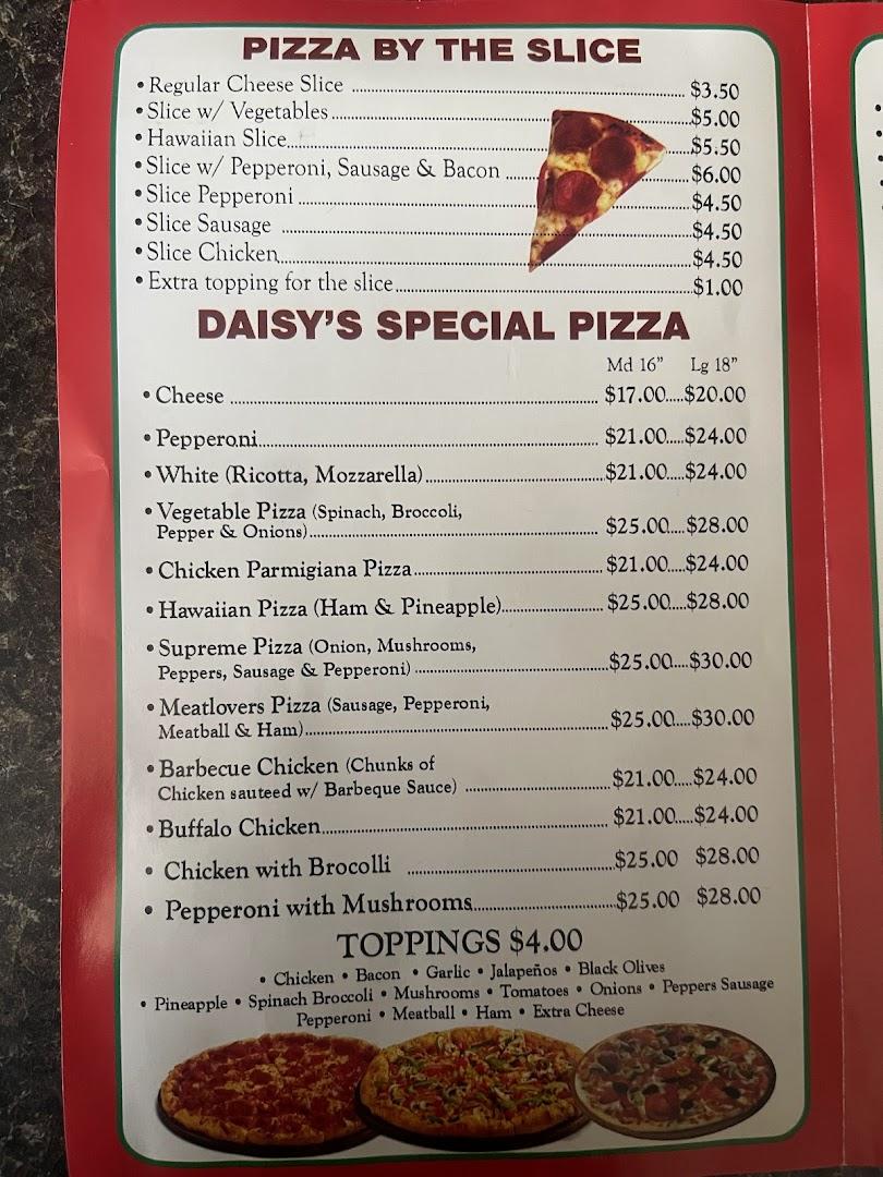 Daisy's pizza